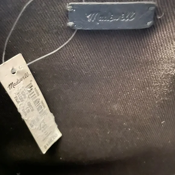 Madewell Navy Blue Small Transport Crossbody Bag with Multicolor Strap - Picture 2 of 7